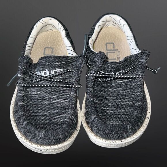 Infants' HEY DUDE Wally Toddler Sport Mesh Knit Slip Ons Size 5 - Picture 2 of 6